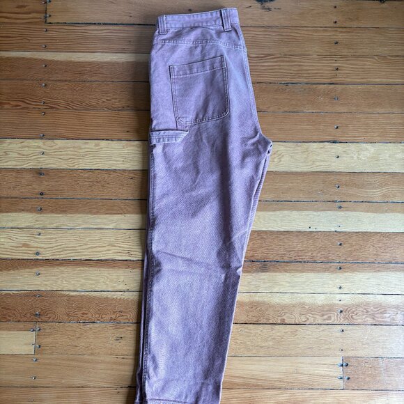 STUSSY Faded Pink Baggy Carpenter Pants - Picture 6 of 9